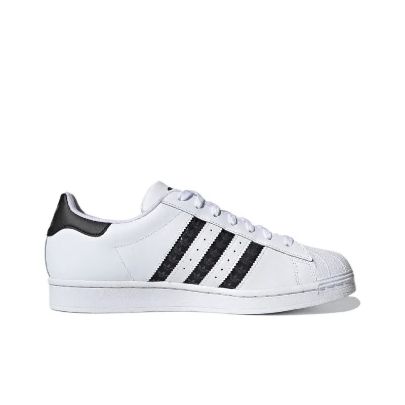 Superstar Adidas Originals 'Logo Stripes White Black'-1