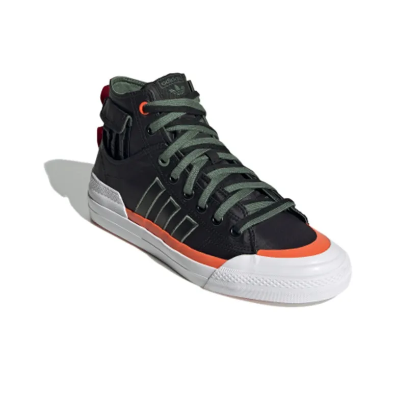 Adidas Nizza Hi Dl Black Green Oxide-2