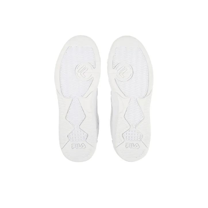FILA FX 100 Bumper Script Slip Resistant, Abrasion Resistant, Lightweight Low Top Skateboard Shoes Unisex White-4