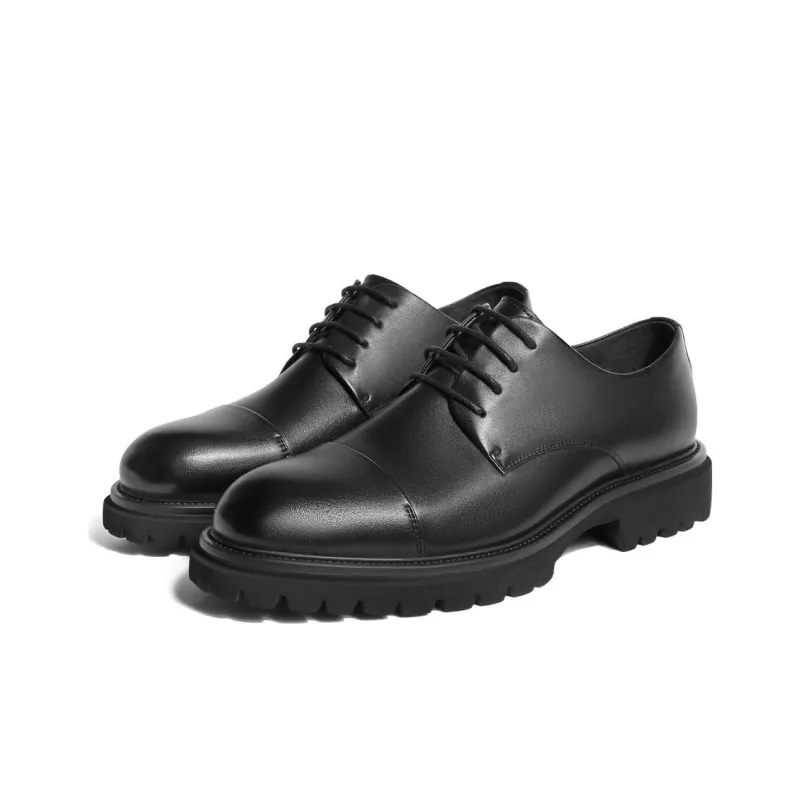 BELLE Dress Shoes Men Low-Top Black-2