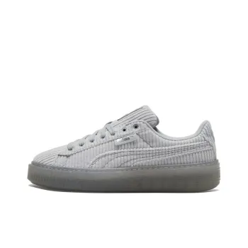 PUMA Basket Platform Strap 'Grey' Women's
