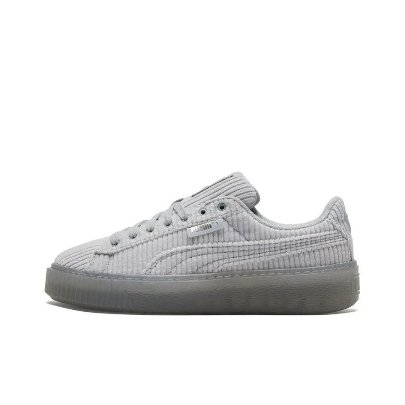 PUMA Basket Platform Strap 'Grey' Women's-0