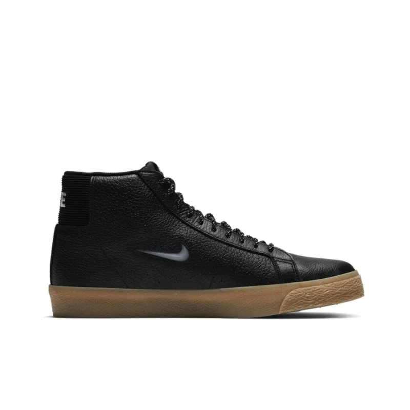 Nike Zoom Blazer Mid Premium Sb Black Gum Jewel-1