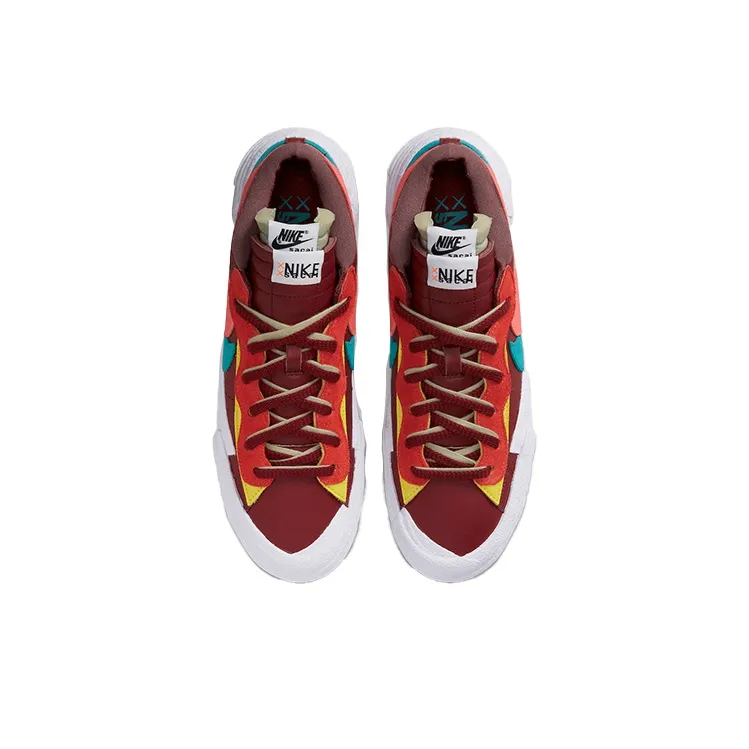 Nike Blazer Low Sacai Kaws Red-3