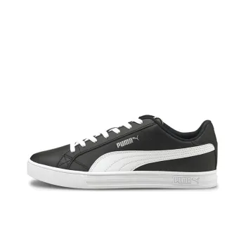 PUMA Smash Vulc V3 Vulc V3 Anti-Slip Wear-Resistant Low-Top Skateboard Shoes Unisex Black White