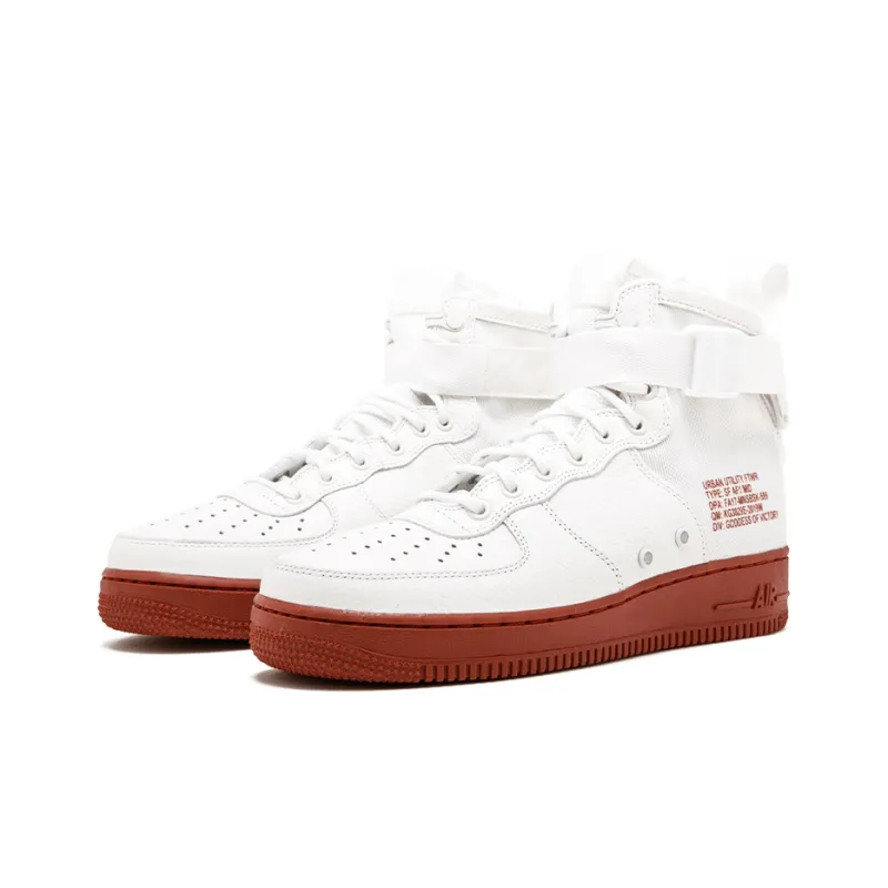 Nike Sf Air Force 1 Mid Ivory Mars Stone-2