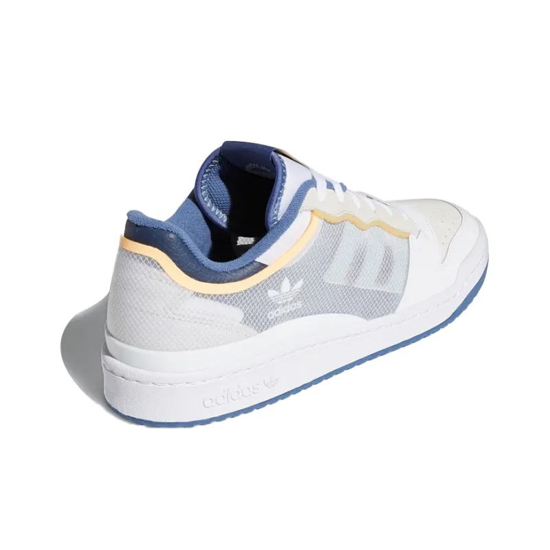 Adidas Forum Low Tt Cloud White Acid Orange Crew Blue-3