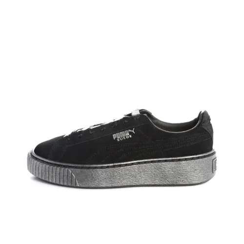 PUMA Suede Platform 'Black' Women's