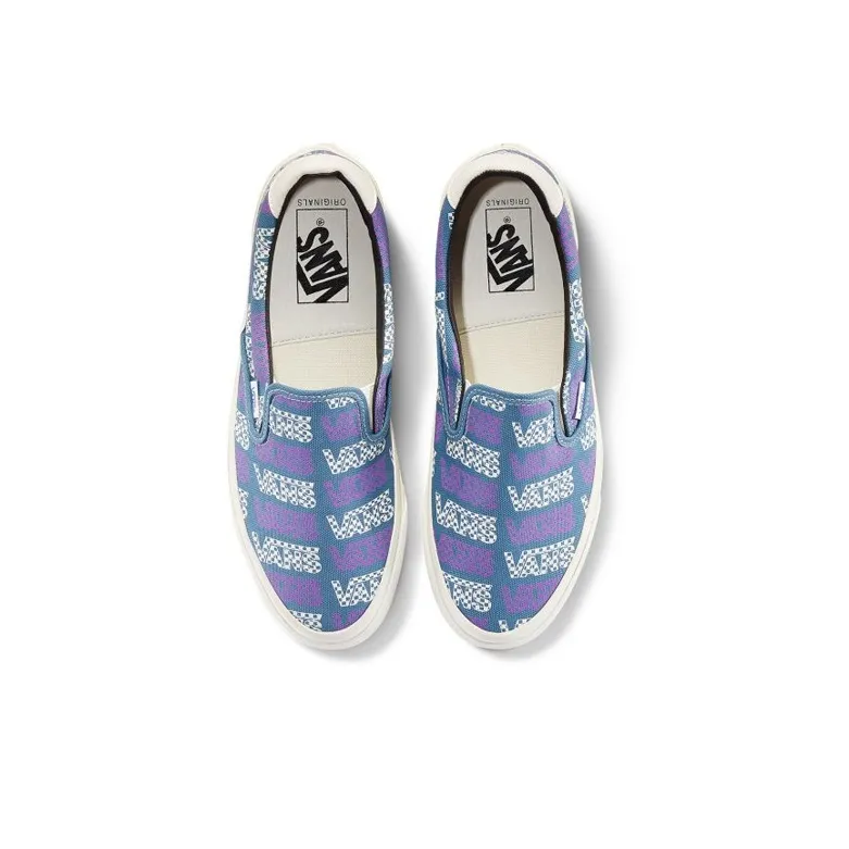 Vans Og Slip On 59 Lx 'Logo Checkerboard Larkspur'-2