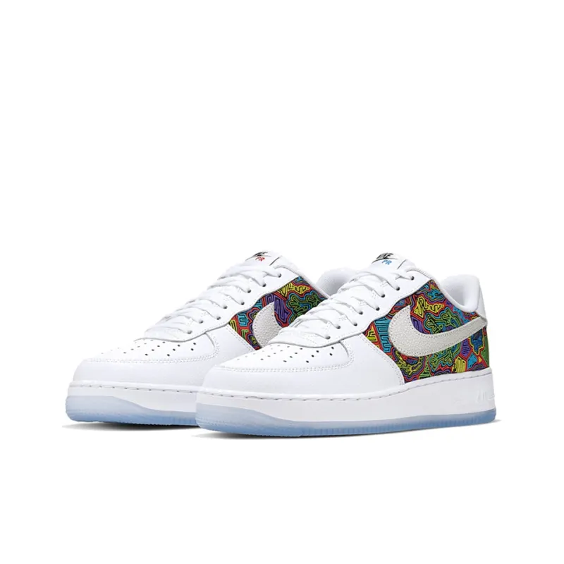 Nike Air Force 1 Low Puerto Rico 'White Multicolor'-2
