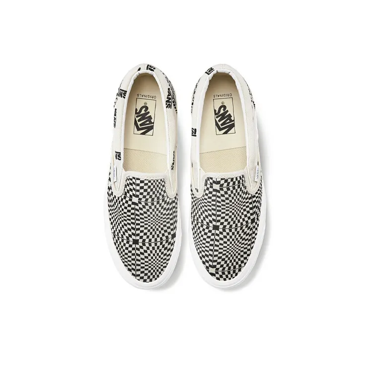 Vans Slip On Optical Check Black-3