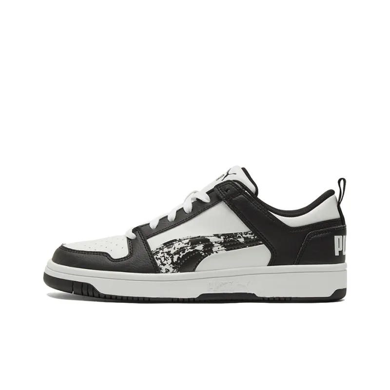 PUMA Rebound LayUp Low 'Black White Camo'-0