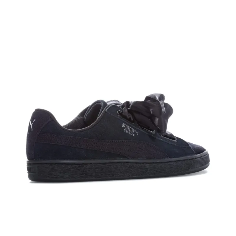 PUMA Suede Heart Pebble Shoes Black Women's-2