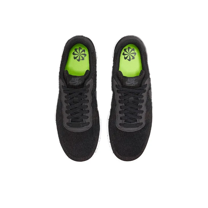 Nike Air Force 1 Low Crater Flyknit Black White-3