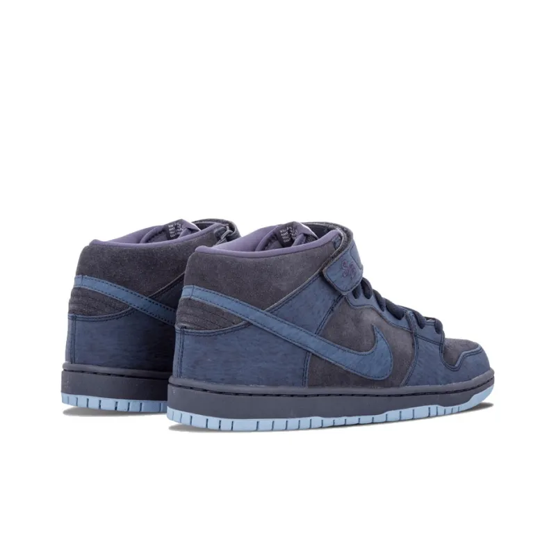 Nike Sb Dunk Mid Obsidian Navy Blue-2