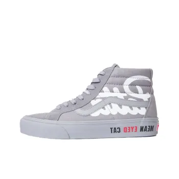 Sk8 Patta X Vault Vans Hi Reissue Vlt Lx 'Mean Eyed Cat Frost Grey'