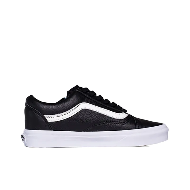 Vans Old Skool Zip Leather Black-1