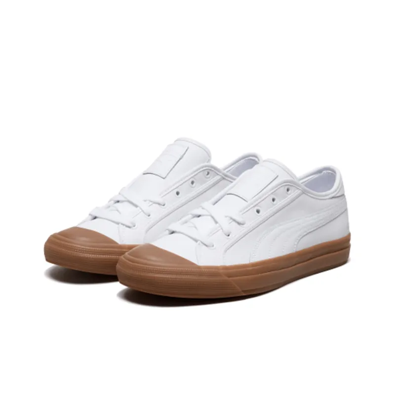 PUMA Capri Leather White/Brown-2