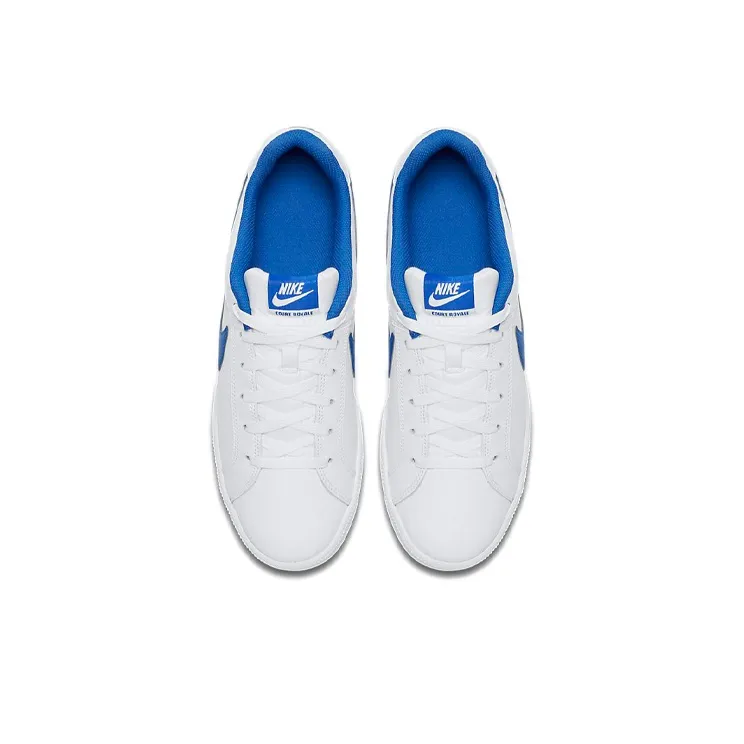 Nike Court Royale Skate Shoes 'White Blue'-3