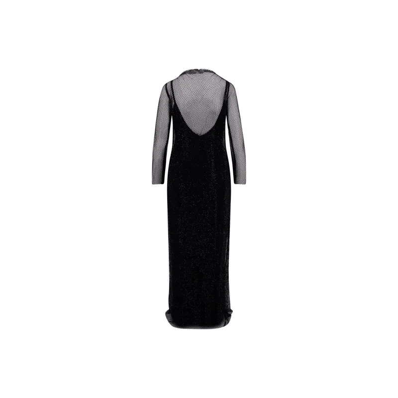 MaxMara Layered Long Sleeved Maxi Dress-1