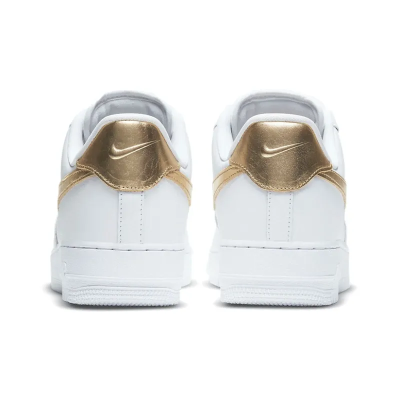 Nike Air Force 1 Low White Metallic Gold 2020-4