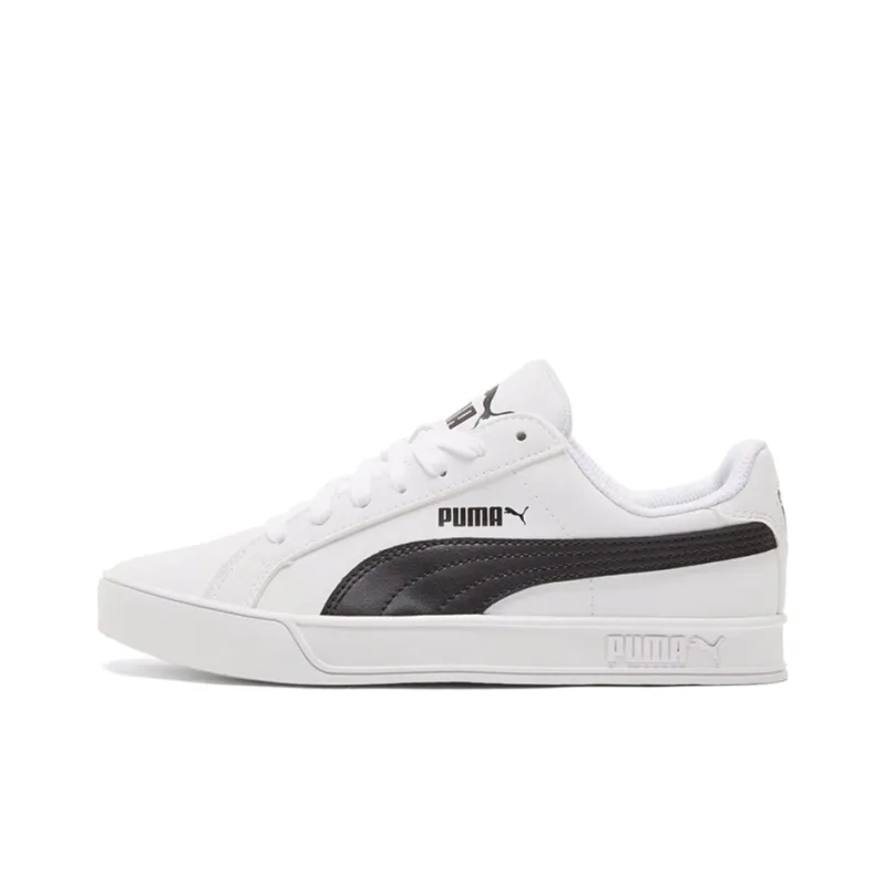 Puma Smash Vulc White Black-0