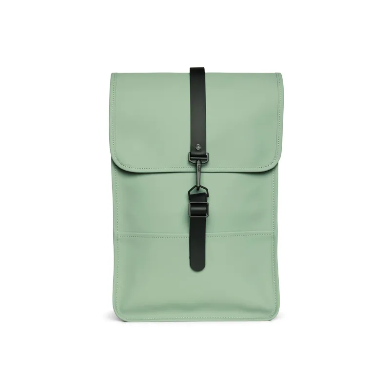 Rains Polyurethane And Polyester Blend Laptop Backpack Mini Unisex Black-21
