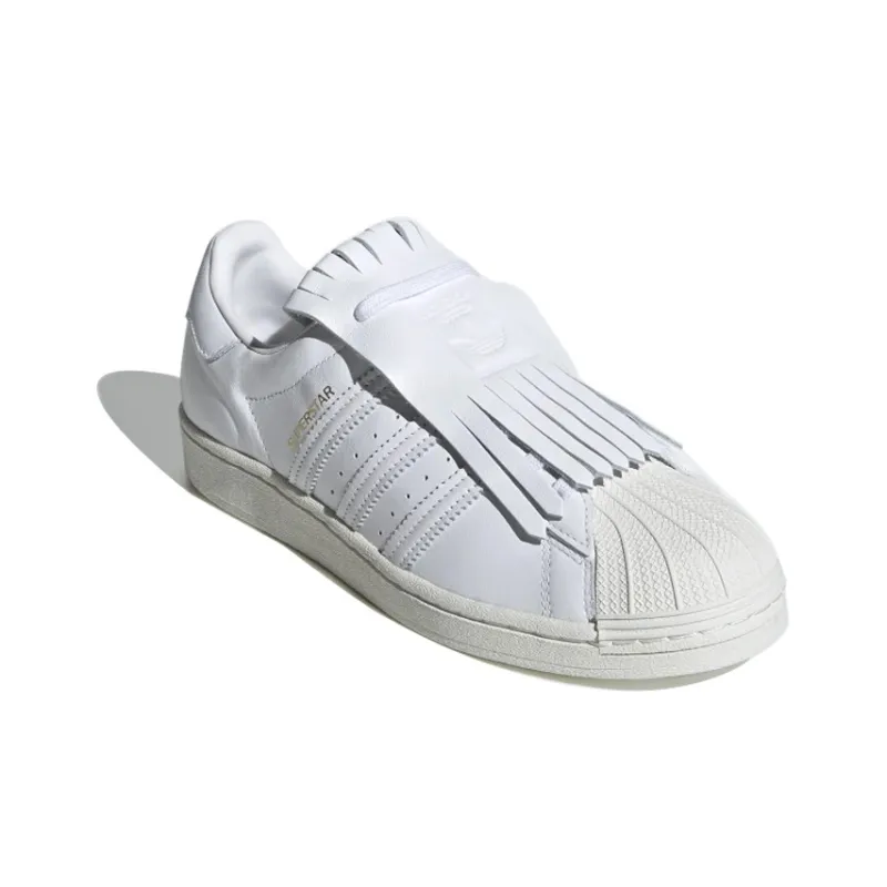 Adidas Superstar Fringe Kiltie White Women's-1