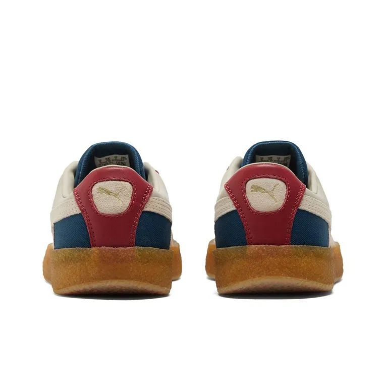 PUMA Suede Crepe Patch Peyote Blue Red-4