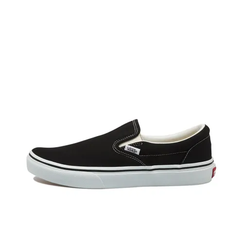 Vans Slip-on Skateboard Shoes Unisex Low-Top Black/White