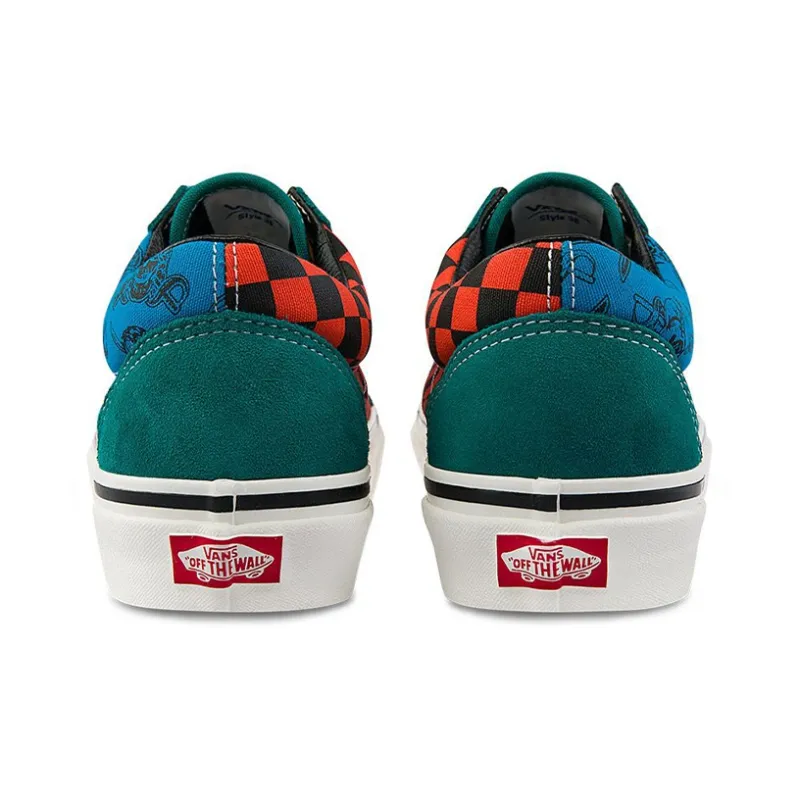Vans Style 36 Blue Green Contrasting Colors Unisex 'Blue Green Black'-4