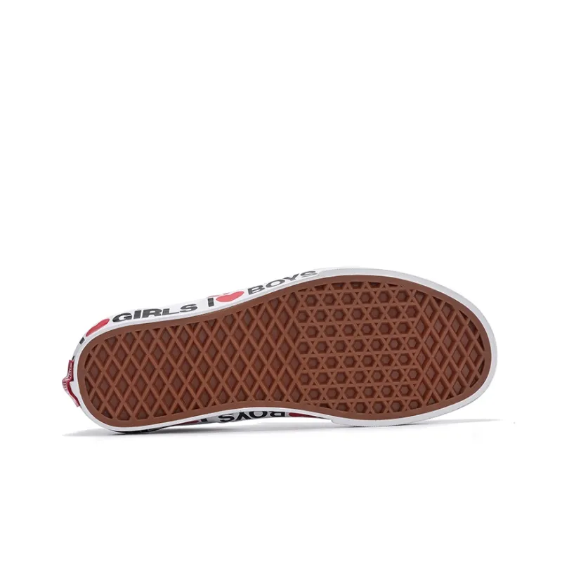 Vans Slip On I Heart 'White Red'-5