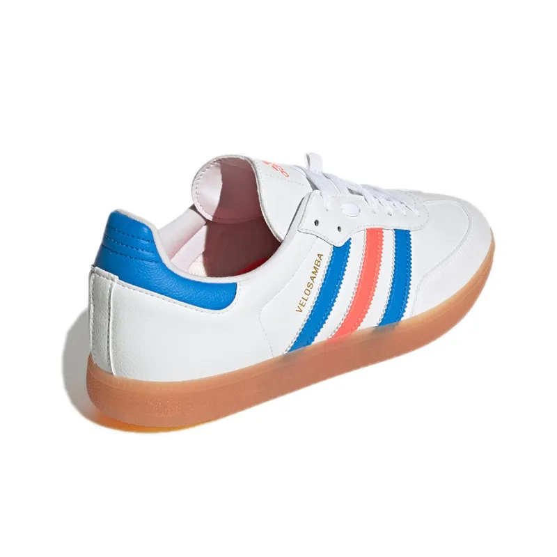Adidas Velosamba Vegan Cloud White Turbo Blue Rush-3