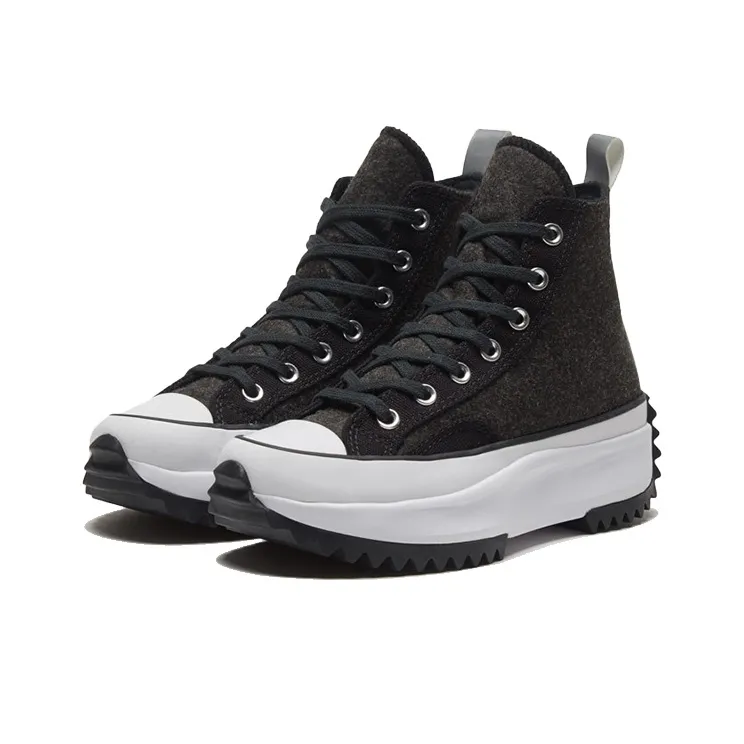 Converse Run Star Hike High Black Ice Black Silver-2