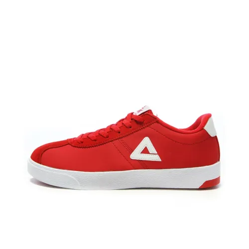 PEAK Skateboard Shoes Men Low-Top Red