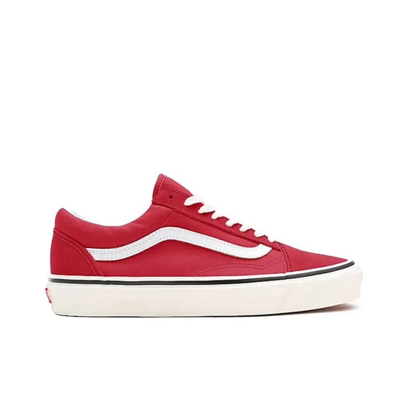 Vans Customs Old Skool Shoes Red-1