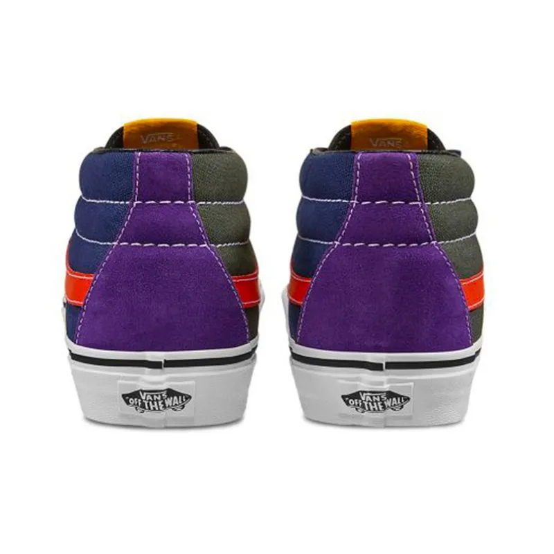 Vans Mix Match SK8MID 'Black Red Blue'-3