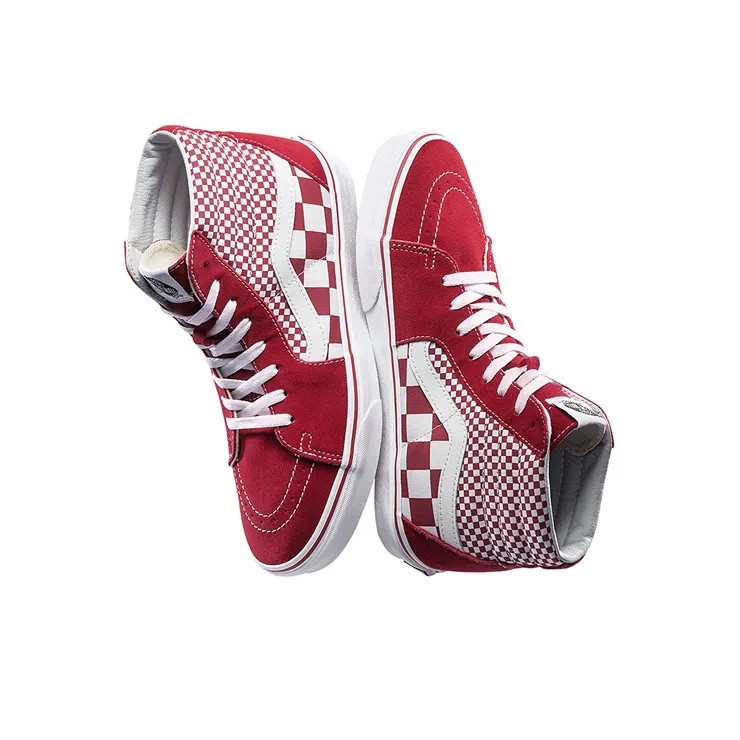 Vans SK8 Hi Red Mix Checker-4