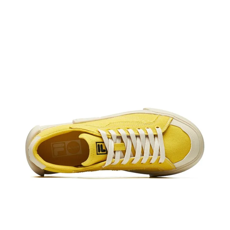 FILA FUSION Canvas Shoes 'Yellow' Women's-3
