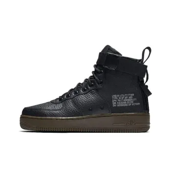 Nike Sf Air Force 1 Mid Black Dark Hazel Women's