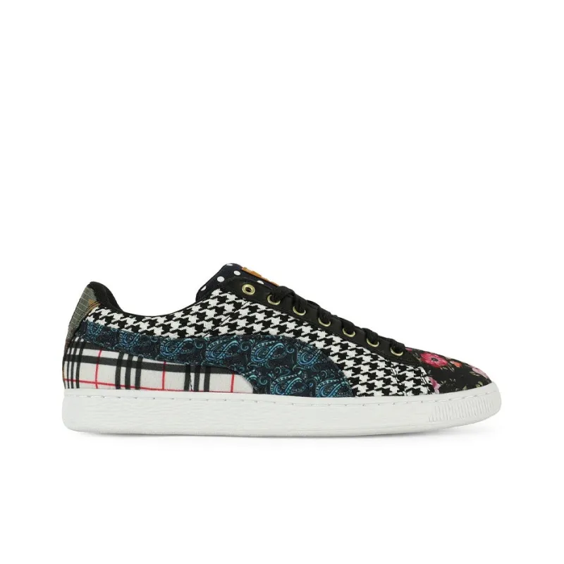 PUMA Court Culture Sneakers Black/White/Yellow/Red/Blue-1