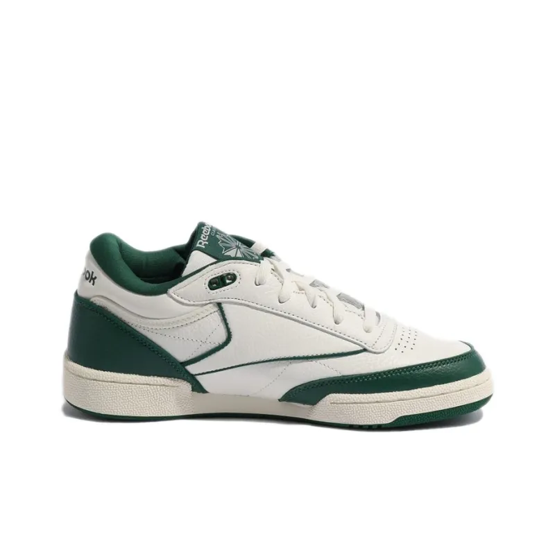 Reebok Unisex Club C Mid Ii Sneakers White/Green-1