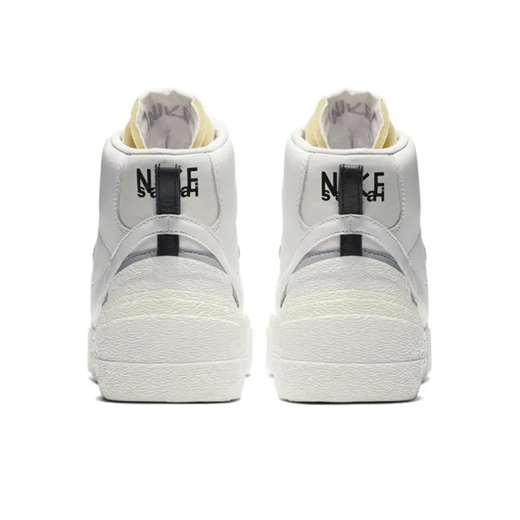 Nike Blazer Mid Sacai White Grey-3
