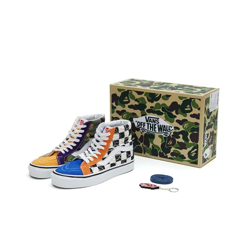 Vans Bape X Sk8 Hi 36 Dx 'Multi Camo'-0