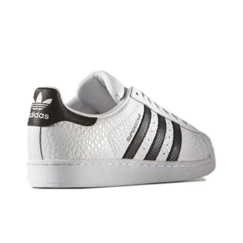 Adidas Originals Superstar Lightweight Cozy Skate Shoes White Black Unisex 'Black White'-3