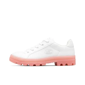 Skechers Roadies Low Top Sneakers White/Pink Women's