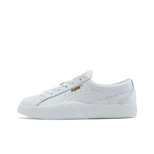 Puma Women's Love Tumble Leather 'Triple White'