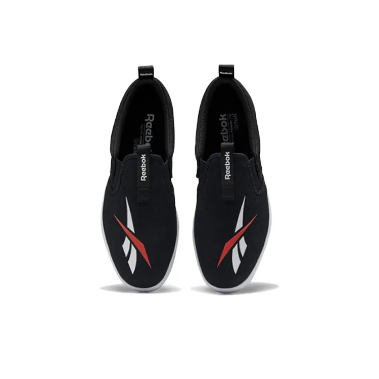 Reebok Royal Vulc Slip On Black White-4