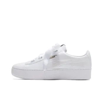 PUMA Vikky Platform Ribbon White Women's