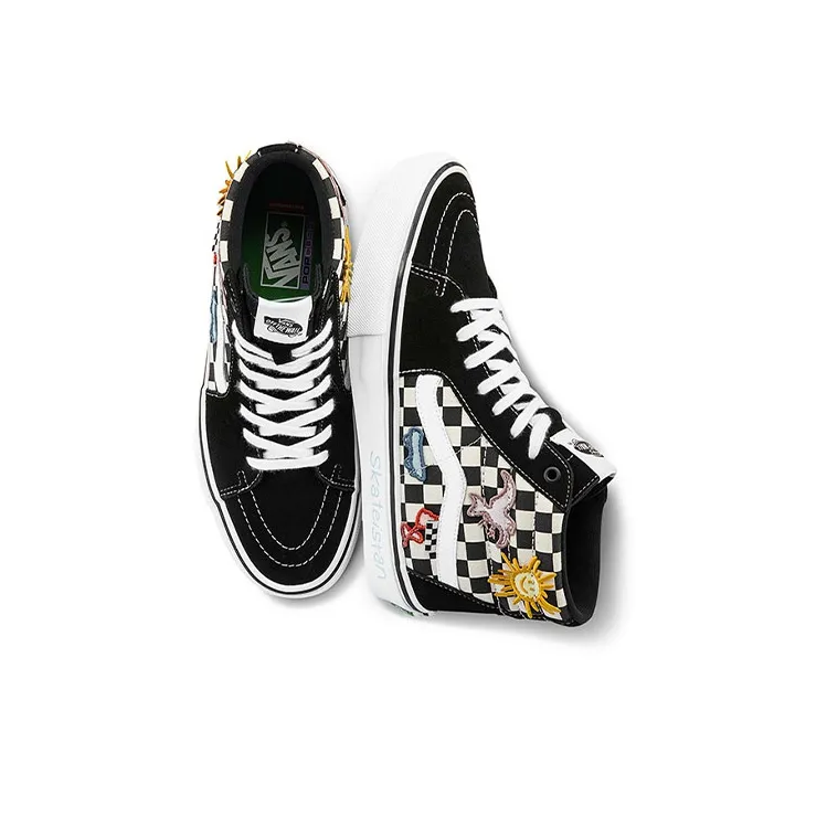 Vans Sk8 Hi Skateistan Checkerboard-3
